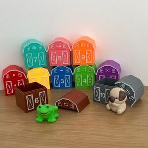 Learn to Count Barns & Animals